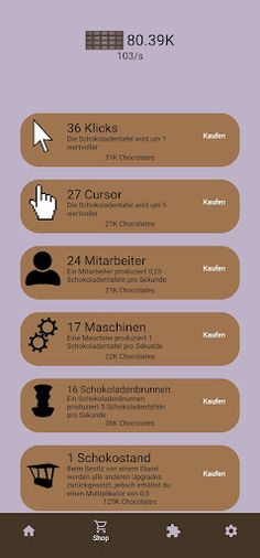 Chocolate Clicker - Screenshot 2