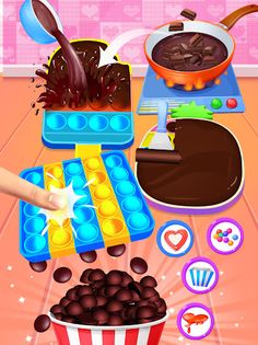 Chocolate Pop It Desserts - Screenshot 1