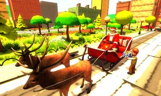 Flying Santa Christmas Gift 3D - Screenshot 1