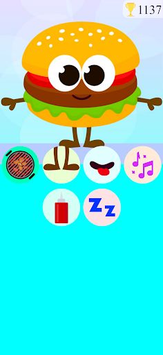 Talking Burger Cooking Game - Screenshot 1