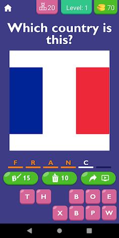 Guess Europe Countries Flags - Screenshot 1