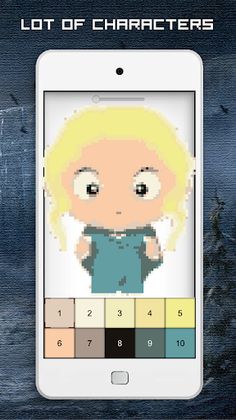 GoT Pixel Art - Color by Numbe - Screenshot 3