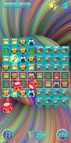 Crazy Owls Puzzle - Screenshot 1