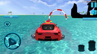 Beach Water Surfing Car Games - Screenshot 2