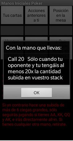 Manos Iniciales Poker - Screenshot 2