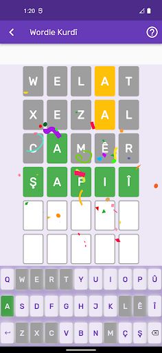 WordleKurdî - Screenshot 3