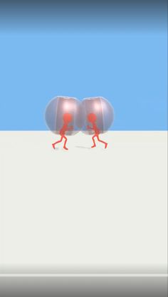 Bubble Ball Pushing - Screenshot 1