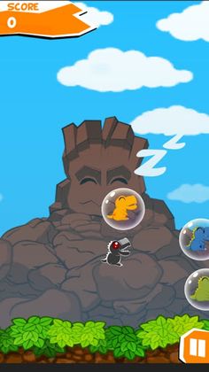 Dino In Bubble - Screenshot 2