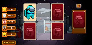 Memory cards matching:Among us - Screenshot 1