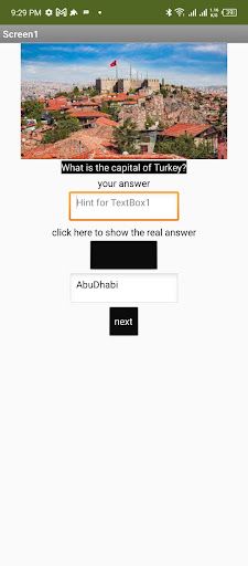 Capital Quiz - Screenshot 2