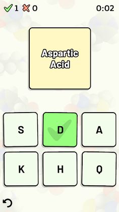 Amino Acid Quiz - Screenshot 3