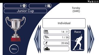 Biathlon Manager 2018 - Screenshot 2