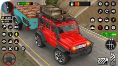 Offroad SUV Jeep Hill Driving - Screenshot 3