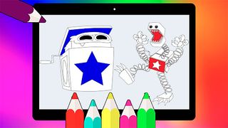 Boxy boo coloring book - Screenshot 1