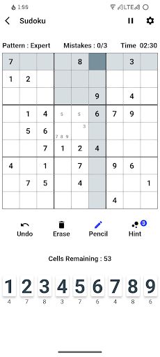 Sudoku - Classic Sudoku Puzzle - Screenshot 2