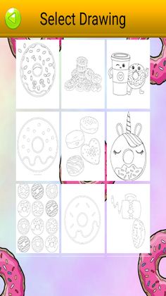 sweet donut coloring game - Screenshot 3