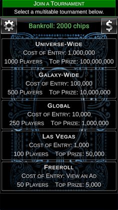 Offline Tournament Poker - Tex - Screenshot 2