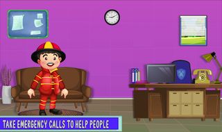 Pretend Town Firefighter - Screenshot 3