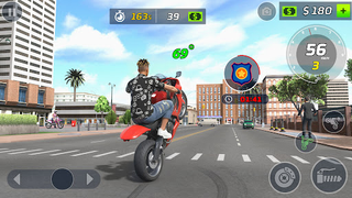 Moto Bike Stunt Wheelie Game - Screenshot 1
