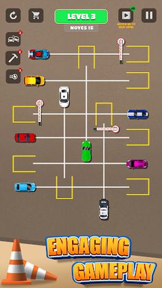 Parking order - traffic puzzle - Screenshot 1
