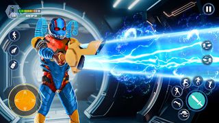 Blue Hero Flying Fighter Games - Screenshot 2