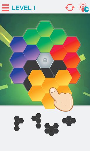 Hexagon Graph: Geometry Puzzle - Screenshot 3