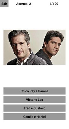 Quiz Duplas Sertanejas - Screenshot 3