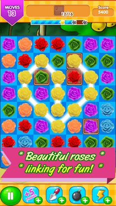 Rose Paradise matching games - Screenshot 4