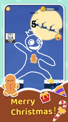 Draw & Save Gingerbread Man - Screenshot 1