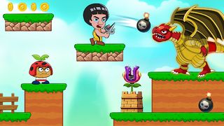 Super Lee Bros: Run & Fighting - Screenshot 1