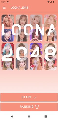 LOONA 2048 Game - Screenshot 1