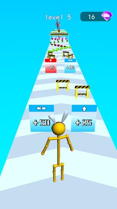 Tall Man Run 3D:Bubble Master - Screenshot 1