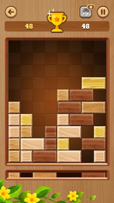 Slide Block Wood - Screenshot 2