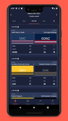 Hunch - Sports Pick'Em Game - Screenshot 1
