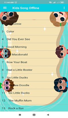 English Kids Songs - Offline - Screenshot 3