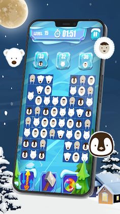 Winter Animal Match - Screenshot 3
