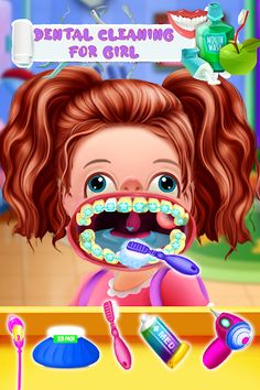 Twins Baby Dental Care Games - Screenshot 1