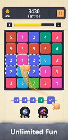 NIMP - Number Merge Puzzle - Screenshot 2