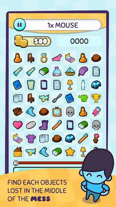Find Stuff - Doodle match game - Screenshot 1