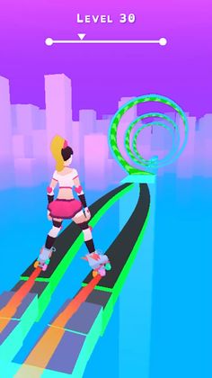 Sky Roller - Fun runner game - Screenshot 1