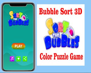 Bubble Sort 3D - Color Puzzle  - Screenshot 1