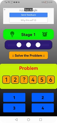 Missing Number - الرقم المفقود - Screenshot 1