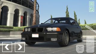 E36: Black Car Drift Extreme - Screenshot 1