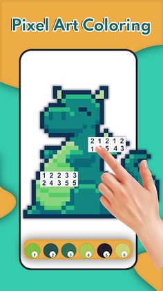 Pixel art - Color by number - Screenshot 2