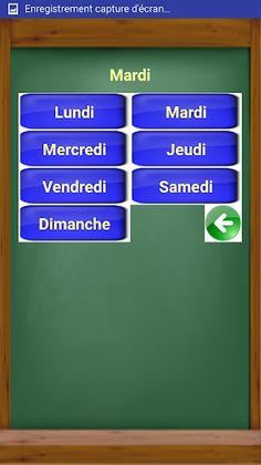 Les jours en français - Screenshot 4