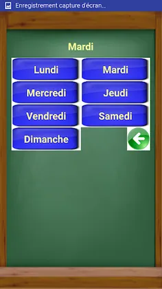 Les jours en français - Screenshot 4