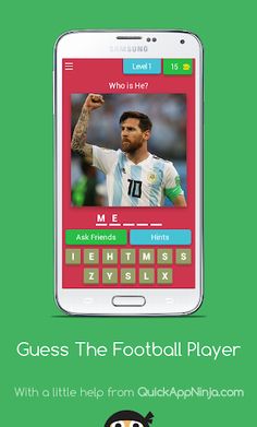 Guess The Football Player - Screenshot 1