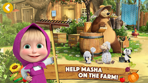 Masha and the Bear: Farm Games - Screenshot 1