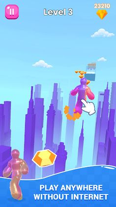 Jelly Runner Man - Bubble Hero - Screenshot 2