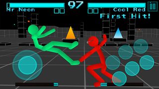 Stickman Fighting Neon Warrior - Screenshot 1
